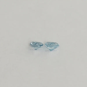 Blue Trillion Cut Loose Diamonds Pair