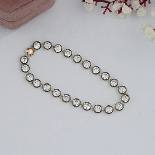 Old European Cut Diamond Bezel Set Bracelet