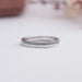 Matte Finish Eternity Diamond Ring