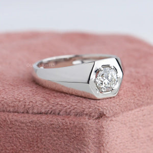 mens lab created diamond ring