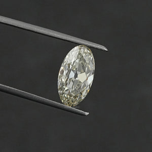 Antique Moval Cut Lab Created Diamond