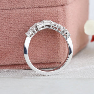 7 Stone Multi Shape Wedding Ring