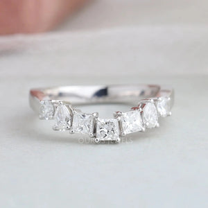 Multi-Shape Lab Diamond Bridal Ring