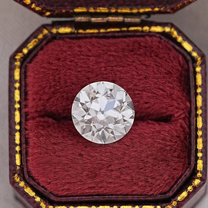 Flower Pattern Old European Cut Round Diamond