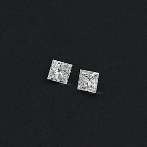 Princess Cut Lab Grown Diamond Pair