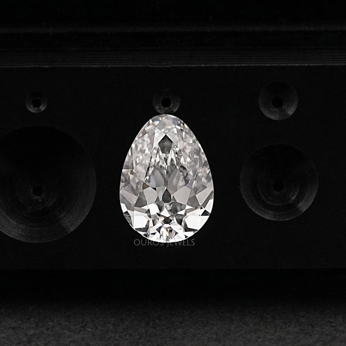 Old Mine Pear Shaped Lab Grown Diamond