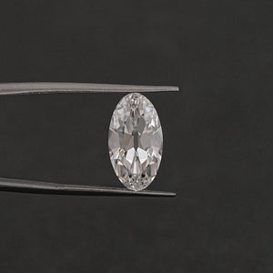 Old Style Moval Cut Lab Grown Diamond