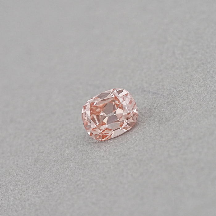 Fancy Pink Cushion Old Mine Cut Diamond