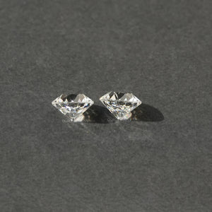 Old European Round Lab Created Pair Diamond