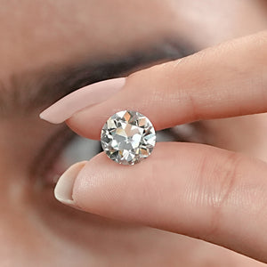 Flower Pattern Old European Cut Round Diamond