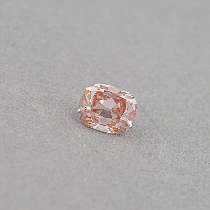 Fancy Pink Cushion Old Mine Cut Diamond