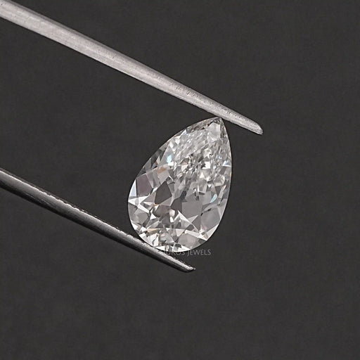 Old Cut Pear Shaped Lab Grown Diamond