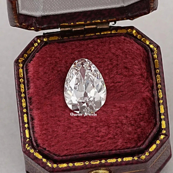 Old Mine Pear Shaped Lab Grown Diamond