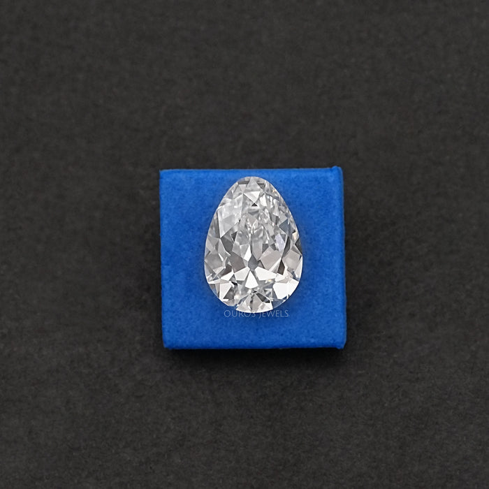 Old Mine Pear Shaped Lab Grown Diamond