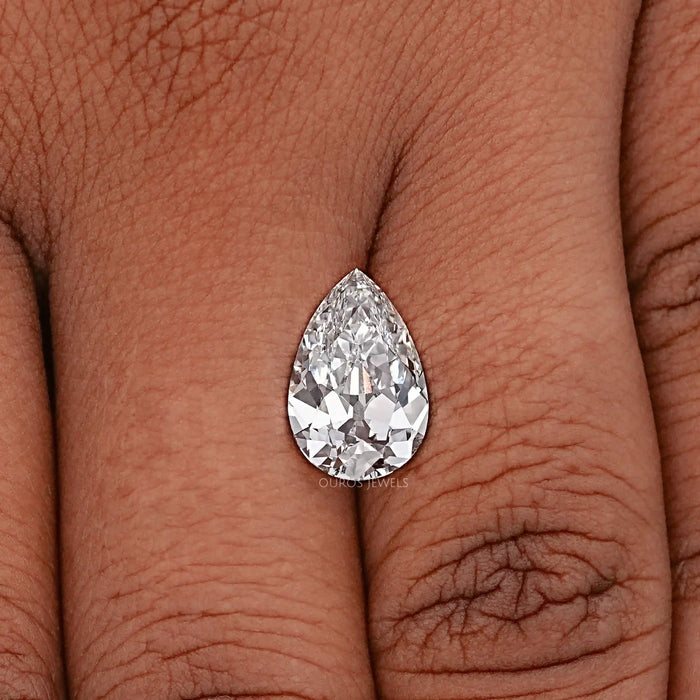 Old Cut Pear Shaped Lab Grown loose Diamond