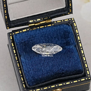 Antique Moval Cut Lab Created Diamond