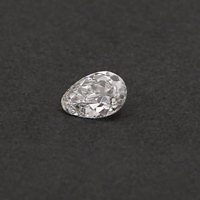 Old Mine Pear Shaped Lab Grown Diamond