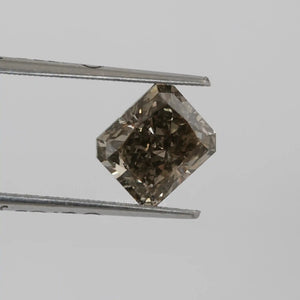 olive radiant cut loose diamond in 2.60 carat 