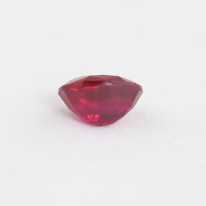 Oval Cut Red Ruby Zambian Gemstone