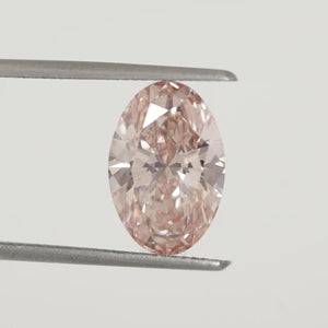 Fancy Pink Oval Shape Lab Created Diamond