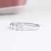 [Side View of Oval Diamond Eternity Wedding Ring]-[Ouros Jewels]