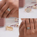 oval diamond bridal ring set