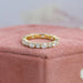 oval cut eternity band 