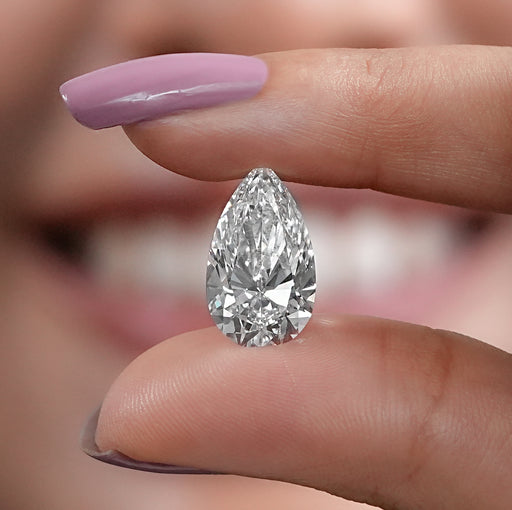 IGI Certified Pear Shapd Lab Grown Diamond