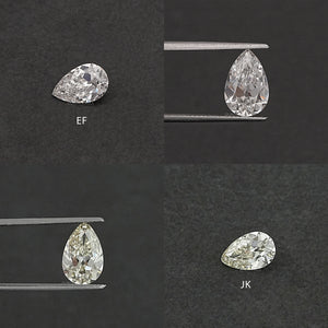 Old Cut Pear Shaped Lab Grown loose Diamond