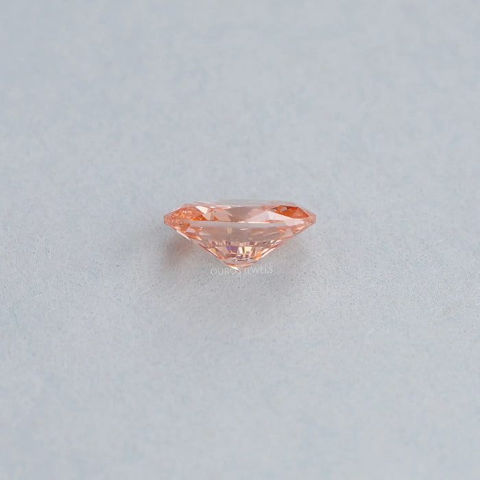 Brilliant Cut 0.82 Carat Pink Oval Lab Diamond