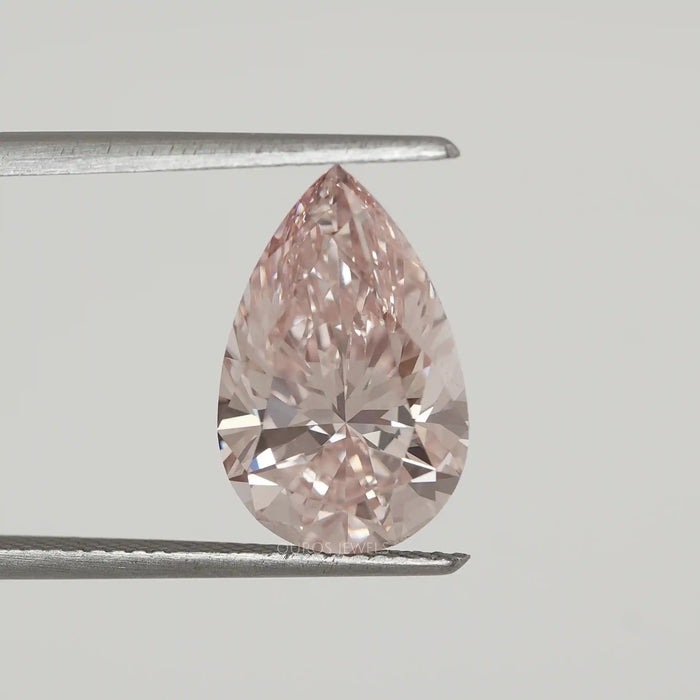 Fancy Pink Pear Shape Lab Diamond