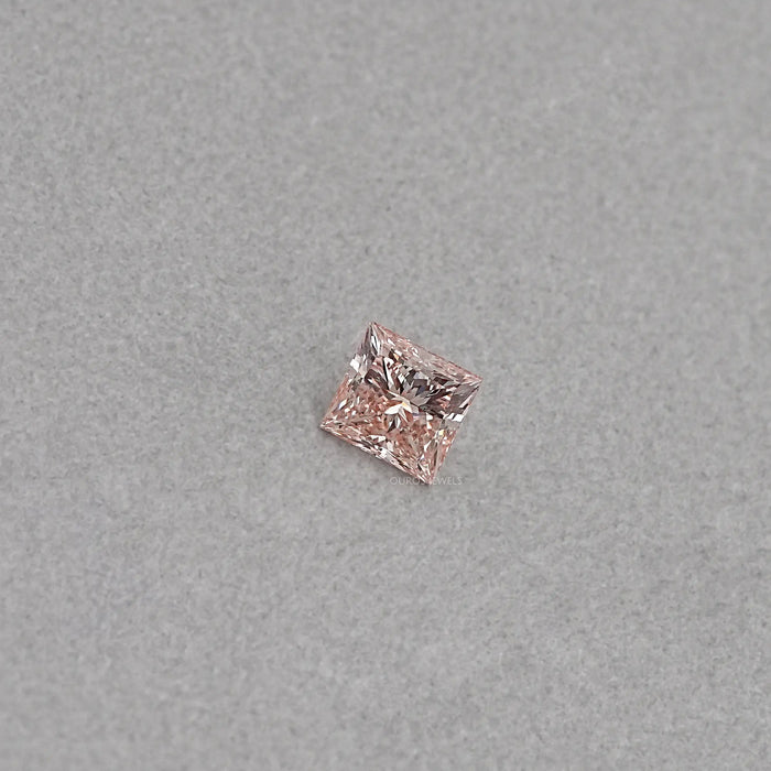 Fancy Pink Princess Cut Lab Grown Diamond