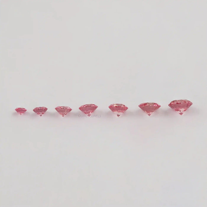 Fancy Vivid Pink Round Lab Grown Diamond