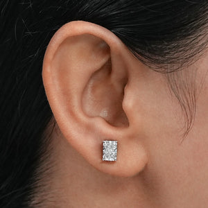 IGI Certified Radiant Cut Diamond Studs