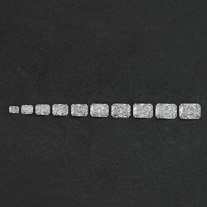 IGI Certified Raidiant Cut Lab Diamonds