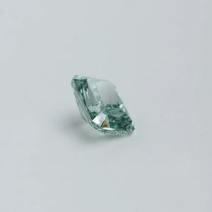 [Side View Of Radiant Cut Lab Diamond]-[Ouros Jewels]