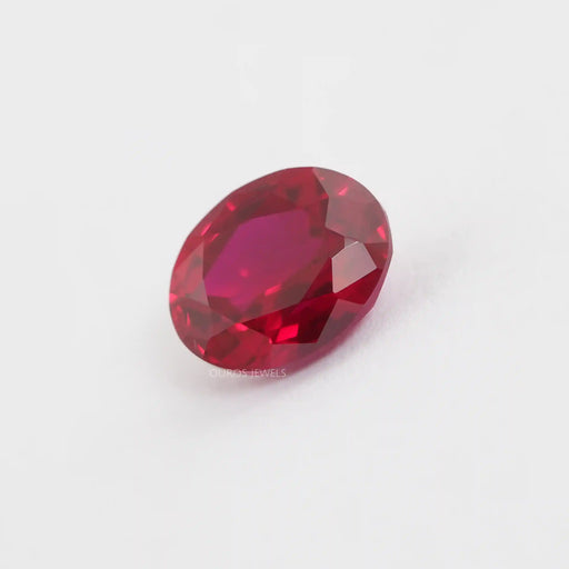 Oval Cut Red Ruby Zambian Gemstone