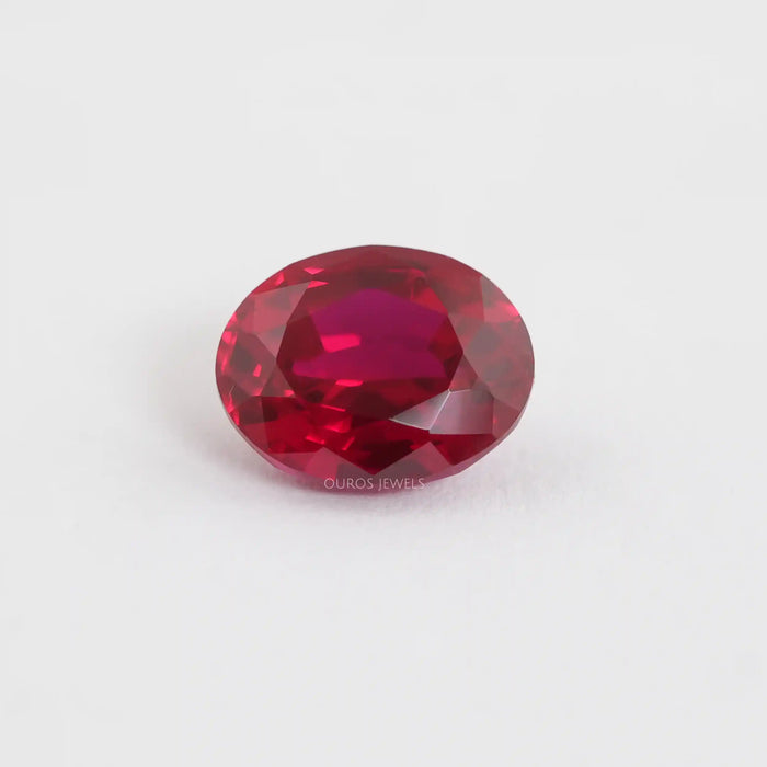 Oval Cut Red Ruby Zambian Gemstone