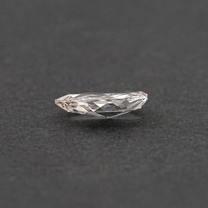 Rose Cut Pear Lab Created Diamond