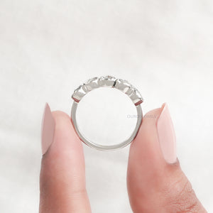 Rose Cut Diamond in Milgrain Bezel Setting Ring