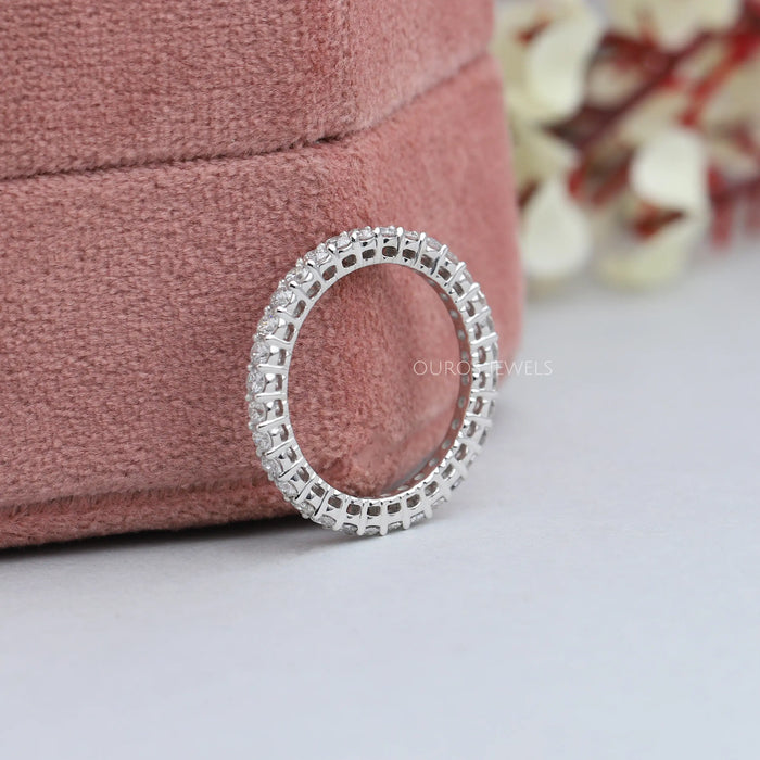 2.70 MM Round Lab Grown Diamond Eternity Wedding Band