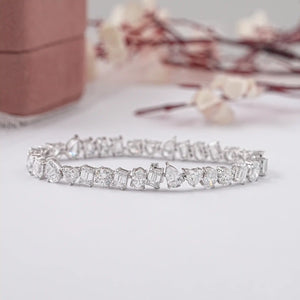 Fancy Lab Grown Diamond Bracelet