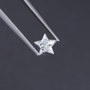 Antique Star Shaped Lab Created Diamond