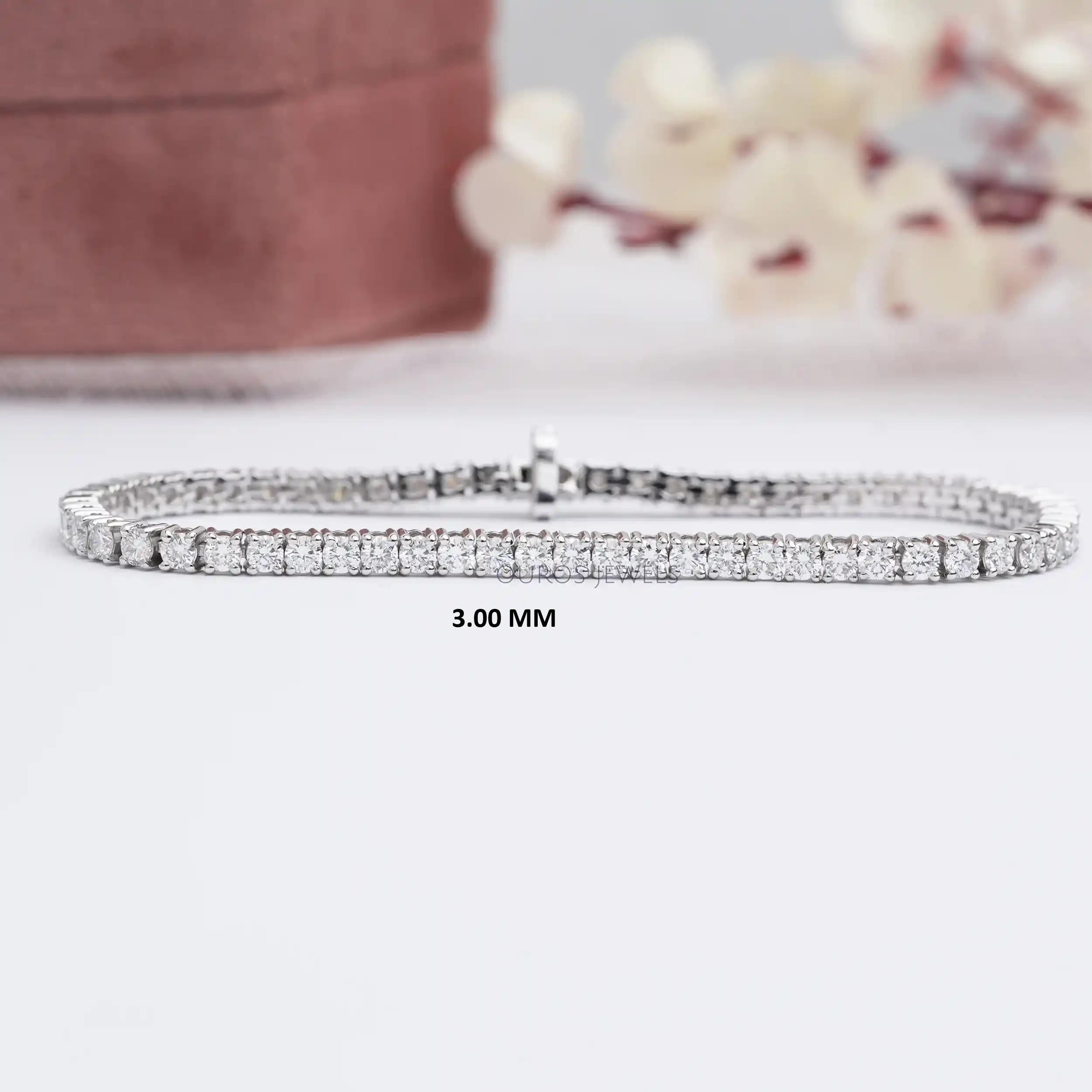 Round Diamond Tennis Bracelets for Women