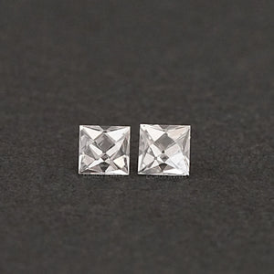 French Cut Loose Diamond Matching Pair