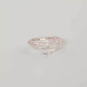 Side View of Radiant Pink Loose Diamond 