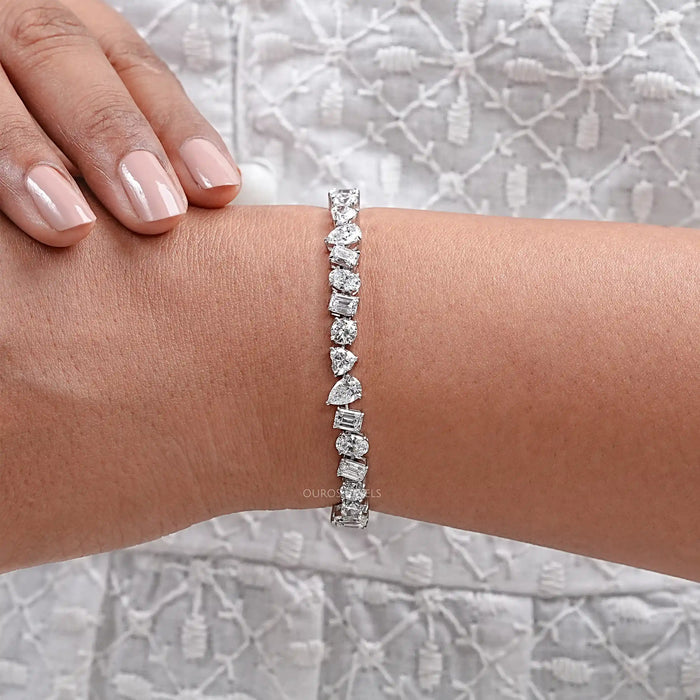 Fancy Lab Grown Diamond Bracelet