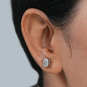 IGI Certified Radiant Cut Diamond Studs