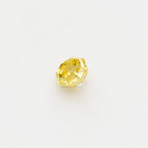 Yellow Octagon Loose Lab Created Diamond