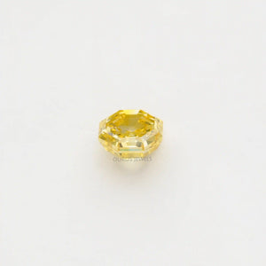 1.25 Carat Yellow Octagon Cut Lab Grown Diamond